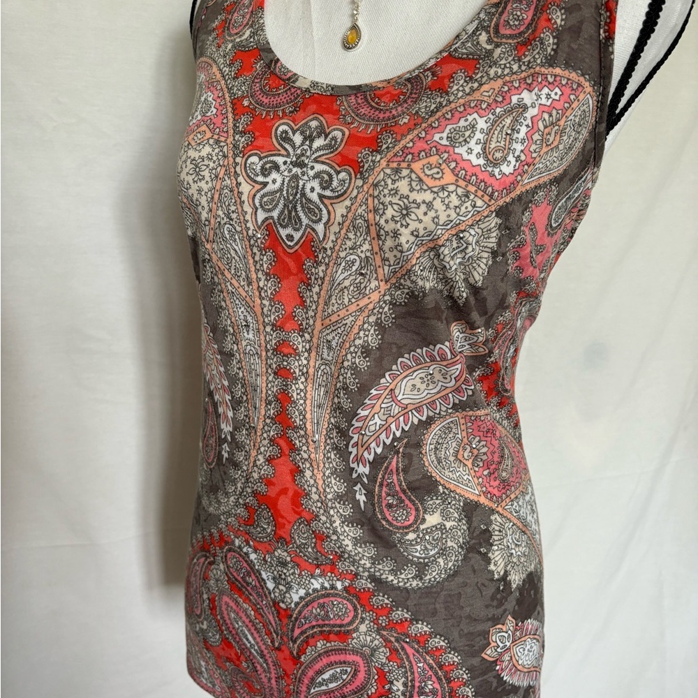 INC Paisley Design Top